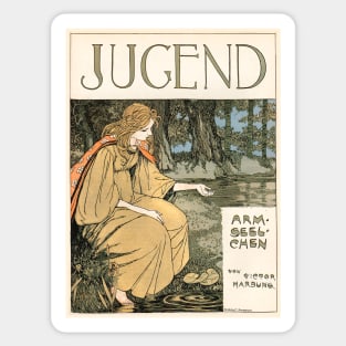 Jugend Cover, 1896 Sticker